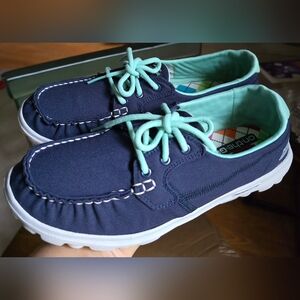 Skechers On-The-Go Flex Blue Women's Walking Shoes, Sz 8.5